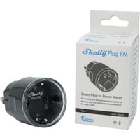 Shelly Plug PM Gen3, Stik Sort