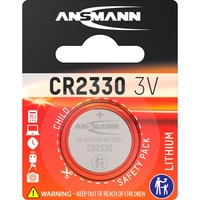 Ansmann 3V Lithium CR2330 Engangsbatteri Engangsbatteri, CR2330, Lithium, 3 V, 1 stk, Sølv