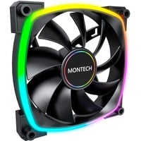 Montech AX140 PWM 140x140x25, Sag fan Sort