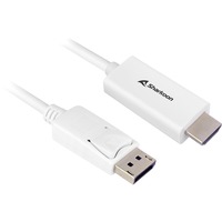 Sharkoon Adapterkabel Displayport 1.2 > HDMI 4K Hvid