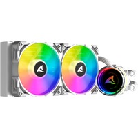 Sharkoon S80 RGB White AIO 240mm, Vandkøling Hvid