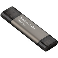 Team Group TX2MAX31TBT01, USB-stik Titanium/Sort