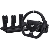 Thermaltake G6 Direct Drive Racing Wheel med pedal-sæt, Simulatorsæt Sort