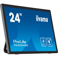 iiyama T2455MSC-B1 computerskærm 61 cm (24") 1920 x 1080 pixel Fuld HD LED Berøringsskærm Sort, LED-skærm Sort (mat), 61 cm (24"), 1920 x 1080 pixel, Fuld HD, LED, 5 ms, Sort