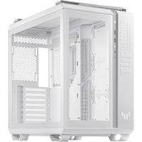 ASUS TUF Gaming GT502 Midi Tower Hvid, Towerkabinet Hvid, Midi Tower, PC, Hvid, ATX, micro ATX, Mini-ITX, Spil, 16,3 cm