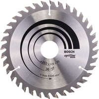 Bosch 2 608 640 603 Ikke kategoriseret, Savklinge Træ, 16,5 cm, 3 cm, 1,6 mm, 2,6 mm, 15°