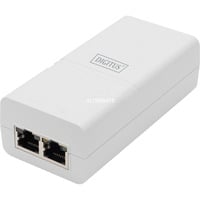 Digitus Gigabit Active 802.3at PoE Midspan, PoE injektor Hvid