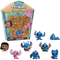 Just Play Disney Doorables Stitch samlerfigurer boks med 8 eksklusive figurer, Spil figur 