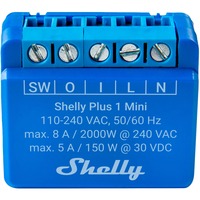 Shelly 1 Mini Gen3, Relay Blå