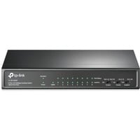 TP-Link TL-SF1009P netværksswitch Ikke administreret Fast Ethernet (10/100) Strøm over Ethernet (PoE) Sort Ikke administreret, Fast Ethernet (10/100), Fuld duplex, Strøm over Ethernet (PoE), Kan monteres på væggen