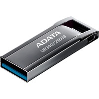 ADATA UR340 USB-nøgle 256 GB USB Type-A 3.2 Gen 1 (3.1 Gen 1) Sort, USB-stik nikkel, 256 GB, USB Type-A, 3.2 Gen 1 (3.1 Gen 1), 100 MB/s, Uden hætte, Sort