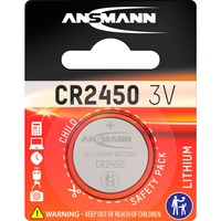 Ansmann CR 2450 Engangsbatteri CR2450 Lithium-Ion (Li-Ion) Sølv, Engangsbatteri, CR2450, Lithium-Ion (Li-Ion), 3 V, 1 stk, Nikkel