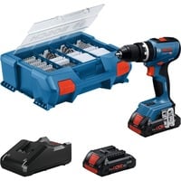 Bosch Batteridrevet slagboremaskine GSB 18V-65 Professional, 18Volt, Bore-/ skruemaskine Blå
