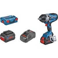 Bosch GDS 18V-1000 C Professional 1750 rpm Sort, Blå, Schlagskruemaskine Blå/Sort, Slagnøgle, Pistolhåndtag, 1/2", Sort, Blå, 1750 rpm, 1300 rpm
