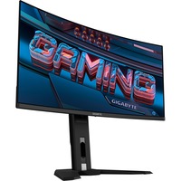GIGABYTE MO34WQC2, Gaming Skærm Sort