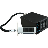 HighPoint RocketStor 6541AW 4-Bay PCIe 4.0 x16 NVMe, RAID-Gehäuse Sort