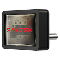 SanDisk Extreme Fit 64 GB, USB-stik Sort