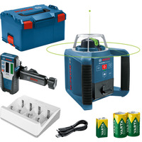 Bosch Rotationslaser GRL 300 HVG Professional, med holder, Roterende laser Blå/Sort