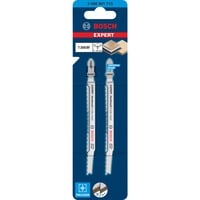 Bosch T 308 BF Stiksavklinger Bimetal 2 stk Stiksavklinger, Slibende træ, Hårdt træ, Lamineret panel, Gipsplade, Bimetal, Rustfrit stål, 2 mm, 5 cm