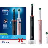 Braun Oral-B Pro 3 3900N Gift Edition, El-tandbørste Sort/Pink