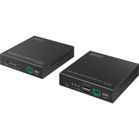 Digitus HDMI Fiber KVM IP Extender Sæt, KVM-switchen Sort