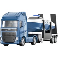 SIKU SUPER Volvo lastbil med båd, Model køretøj 