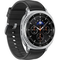 Samsung Galaxy Watch 8 Classic 3,3 cm (1.3") AMOLED 46 mm Digital 438 x 438 pixel Berøringsskærm Sølv Wi-Fi GPS (satellit), SmartWatch Sort, 3,3 cm (1.3"), AMOLED, Berøringsskærm, 64 GB, GPS (satellit), 63,5 g