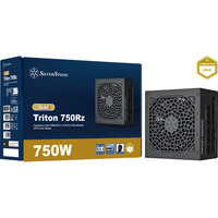 SilverStone Triton 750Rz, PC strømforsyning Sort