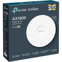 TP-Link Omada EAP620 HD WLAN adgangspunkt 1201 Mbit/s Hvid Strøm over Ethernet (PoE), Adgangspunktet 2.4 GHz, 5 GHz, 1201 Mbit/s, SNMP, SNMPv2, SNMPv3, SSH, WEP, WPA-Enterprise, WPA-PSK, WPA2-Enterprise, WPA2-PSK, WPA3, WPA3-PSK, 10,100,1000 Mbit/s