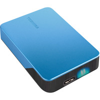 Toshiba Canvio Flex 4TB, Harddisk højglans-blå