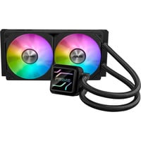 ASUS Prime LC 240 ARGB Computerkabinet Alt-i-en væskekøler 12 cm Sort, Vandkøling Sort, Alt-i-en væskekøler, 12 cm, 75,7 m³/t, Sort