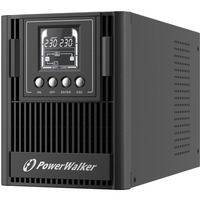 BlueWalker VFI 1000 AT Dobbeltkonvertering (online) 1 kVA 900 W 3 AC stikkontakt(er), UPS Sort, Dobbeltkonvertering (online), 1 kVA, 900 W, Ren sinus, 80 V, 300 V