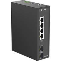 D-Link DIS-100G-06 netværksswitch Ikke administreret L2 Gigabit Ethernet (10/100/1000) DIN rail Sort Ikke administreret, L2, Gigabit Ethernet (10/100/1000), DIN rail