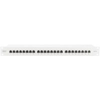 Digitus DN-91624S-EA patch panel 1U grå, Gigabit Ethernet, Cat6a, Grå, Reolmontering, 1U, 1,5 mm