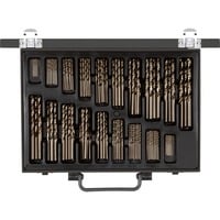 GEDORE Sæt spiralbor, koldvalsede, 1-10mm, Drill bit sæt Sort