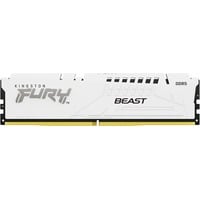 Kingston FURY FURY Beast 32GB 6400MT/s DDR5 CL32 DIMM White EXPO, Hukommelse Hvid, 32 GB, 1 x 32 GB, DDR5, 288-pin DIMM, Hvid