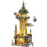 Lumibricks Steampunk vagttårn, Bygge legetøj 