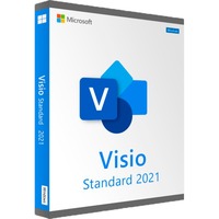 Microsoft Visio Standard 2021 1 licens(er), Software 1 licens(er), Engelsk