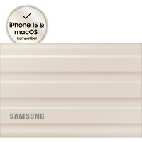 SAMSUNG MU-PE2T0K 2 TB USB Type-C 3.2 Gen 2 (3.1 Gen 2) Beige, Solid state-drev Beige, 2 TB, USB Type-C, 3.2 Gen 2 (3.1 Gen 2), 1050 MB/s, Beskyttelse af adgangskode, Beige