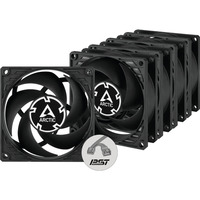 ARCTIC P8 PWM PST Computerkabinet Ventilator 8 cm Sort, Sag fan Sort, Ventilator, 8 cm, 200 rpm, 3000 rpm, 0,3 blæser, 40,3 m³/t