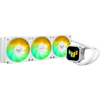 ASUS TUF Gaming LC III 360 ARGB White Edition Computerkabinet Alt-i-en væskekøler 12 cm Hvid, Vandkøling Hvid, Alt-i-en væskekøler, 12 cm, Hvid
