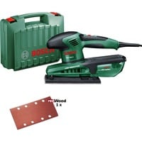 Bosch PSS 200 A 24000 rpm 200 W, Rystepudser Grøn/Sort, 24000 rpm, 2 mm, 1 mm, Vekselstrøm, 200 W, 125 W
