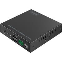 Digitus HDMI Fiber KVM IP modtager, KVM-switchen Sort
