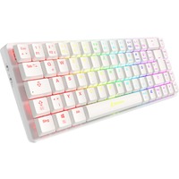 Sharkoon Tastatur Hvid, DE-layout, Kailh Choc V2 Low Profile Red