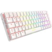 Sharkoon Tastatur Hvid, DE-layout, Kailh Choc V2 Low Profile Red