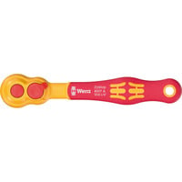 Wera 8007 A VDE Zyklop skralde, 1/4" Rød/Gul