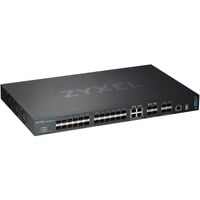 Zyxel XGS4600-32F Administreret L3 Sort, Switch Administreret, L3, Stativ-montering