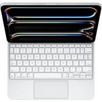Apple Magic Keyboard til 11" iPad Pro (M4), Tastatur Hvid, Amerikansk layout, Scissor mechanism