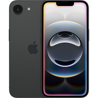 Apple iPhone 16e 128GB, Mobiltelefon Sort