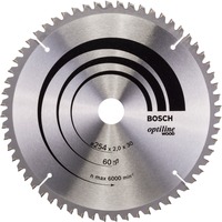 Bosch 2 608 640 436 rundsavklinge 25,4 cm 1 stk Træ, 25,4 cm, 1,4 mm, 2 mm, Bosch, 1 stk